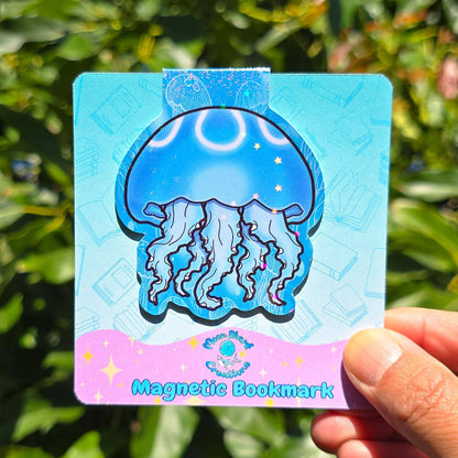 Moon Jellyfish Magnetic Bookmarks | Book Lover Page Marker
