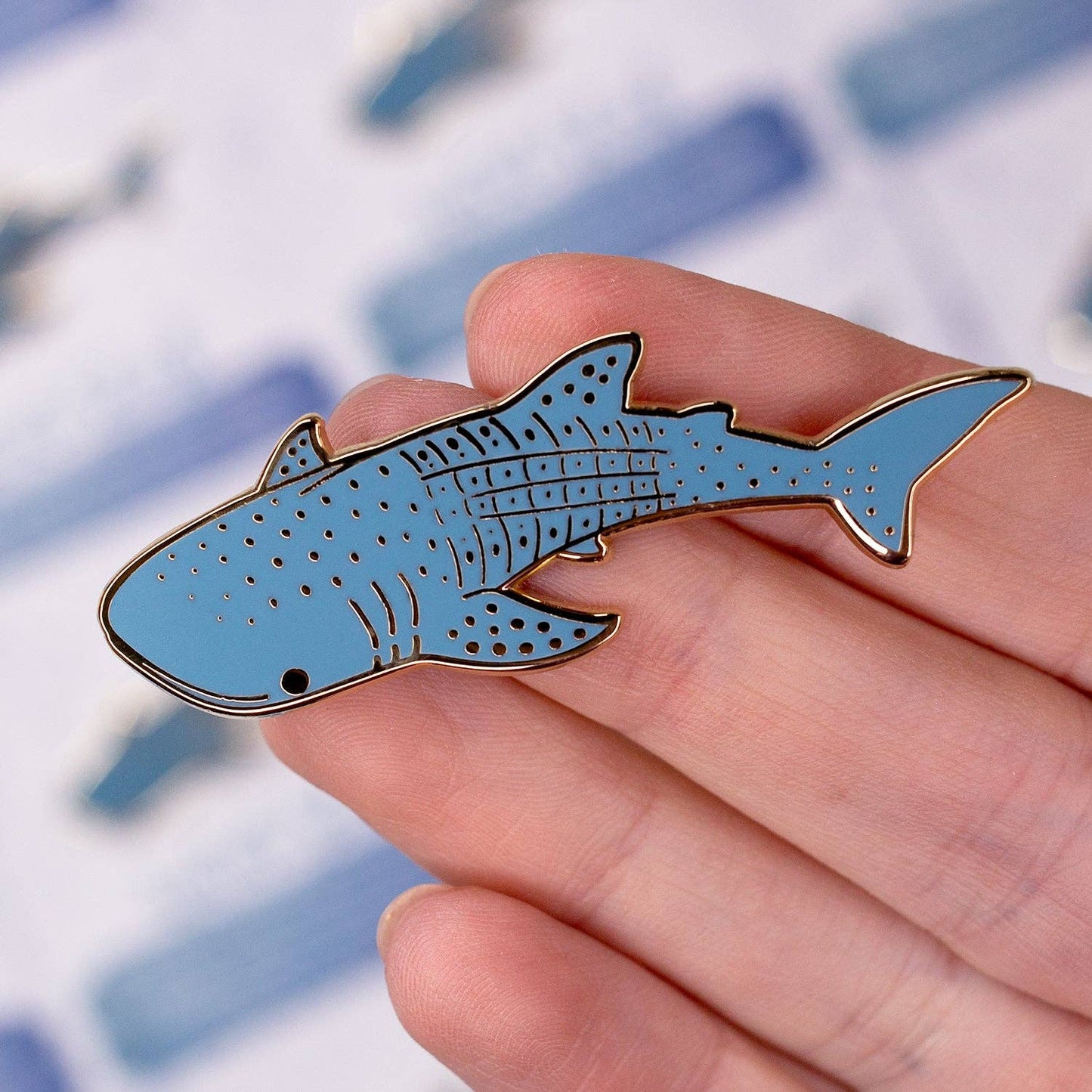 Whale Shark Enamel Pin