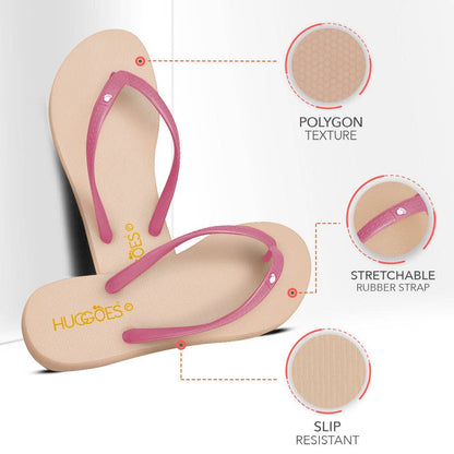 Huggoes - Misty Women's Natural Rubber Flip-Flops