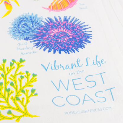 Vibrant Life Series - Ocean Life Tea Towel