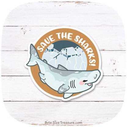 Greenland Shark Vinyl Sticker