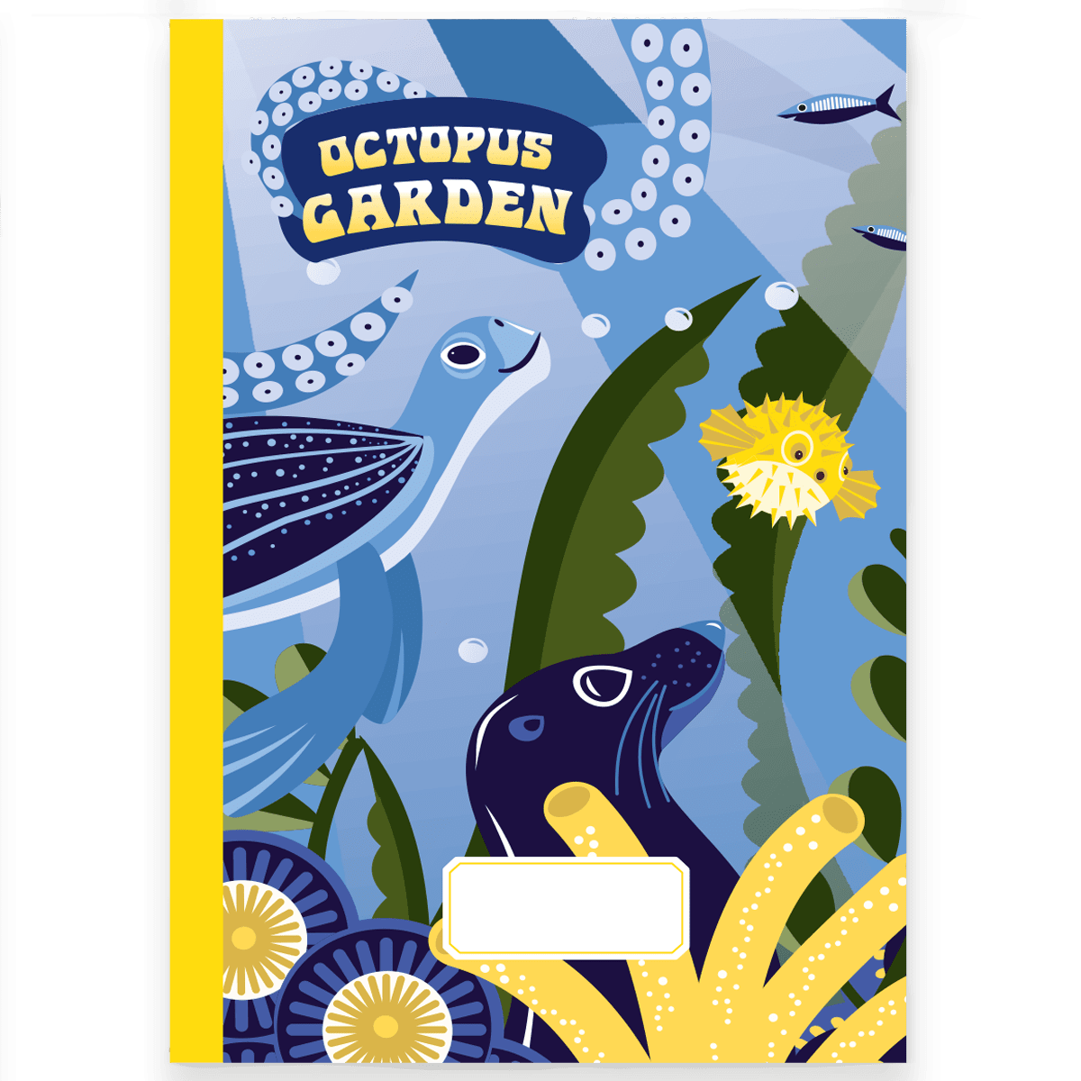 Octopus Garden Recycled paper A5 notebook