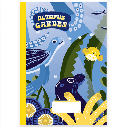 Octopus Garden Recycled paper A5 notebook