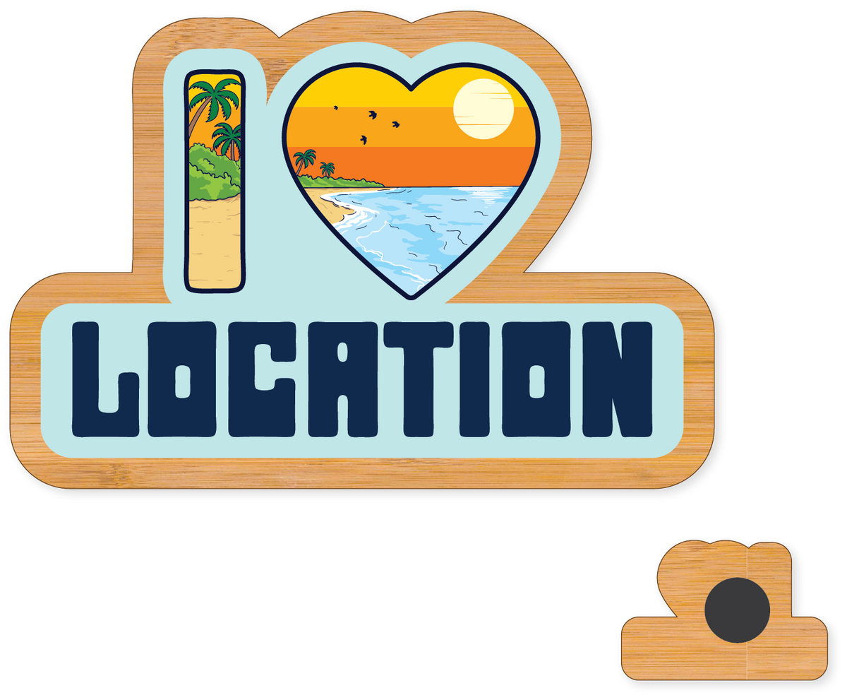 I Heart Cabrillo Beach Magnet