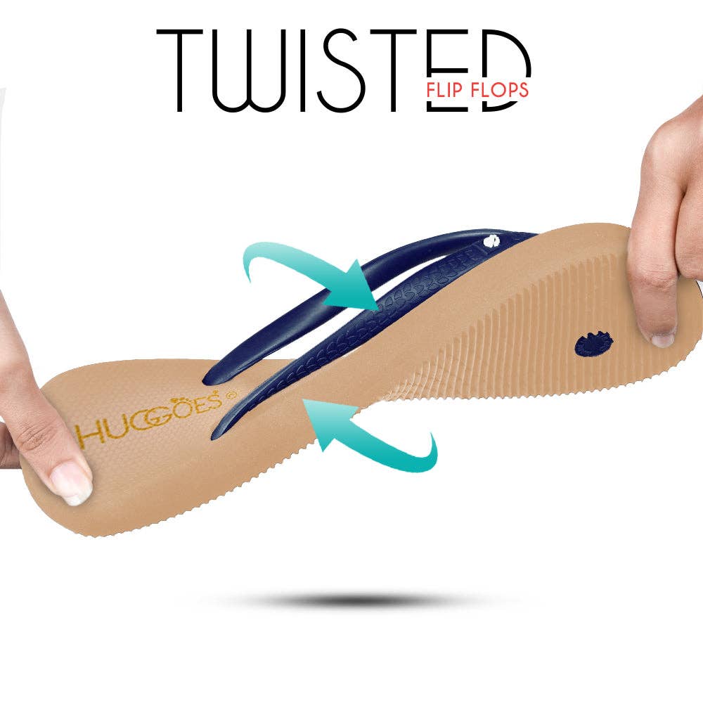 Huggoes - Misty Women's Natural Rubber Flip-Flops