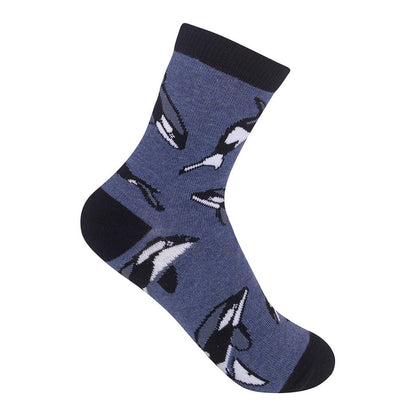 Orca/Killer Whale Kids 7-10Yrs Socks