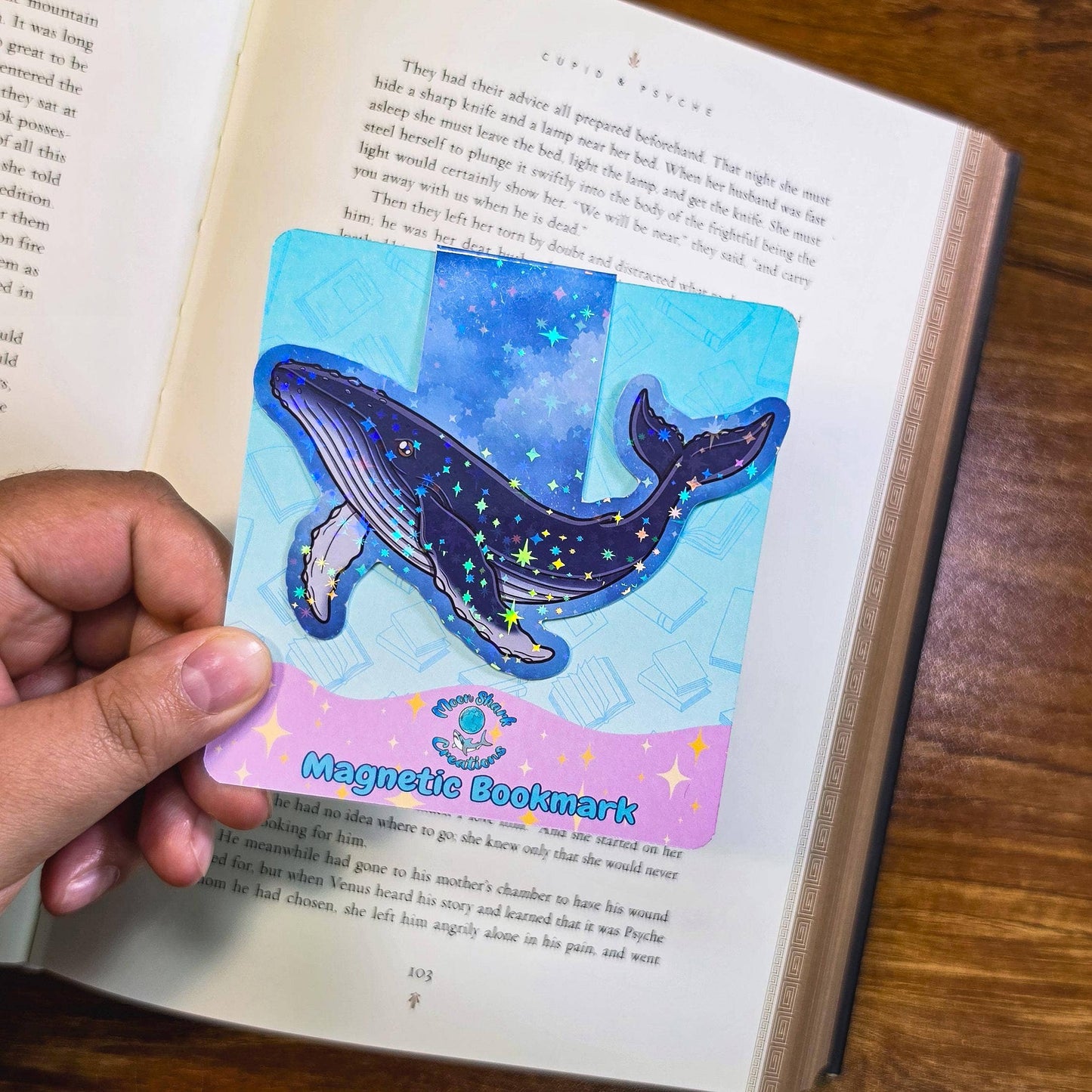 Humpback Whale Magnetic Bookmarks | Book Lover Page Marker