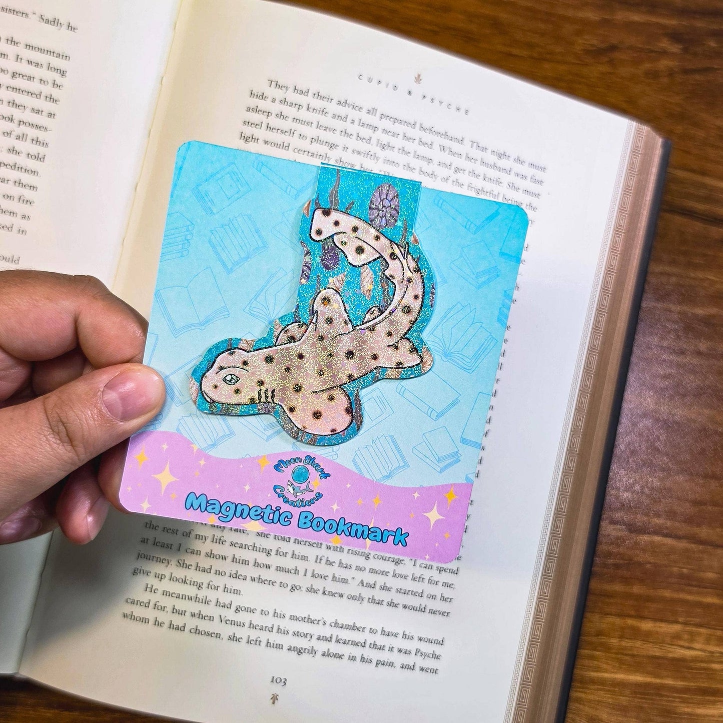 Horn Shark Magnetic Bookmarks | Book Lover Page Marker