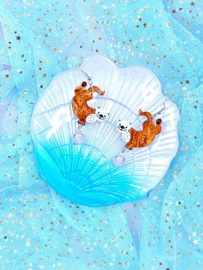 Otter Earrings