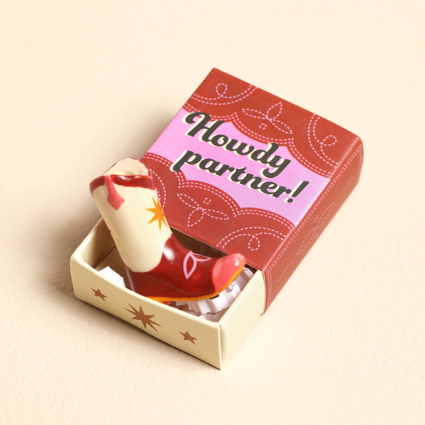 Tiny Matchbox Ceramic Tokens