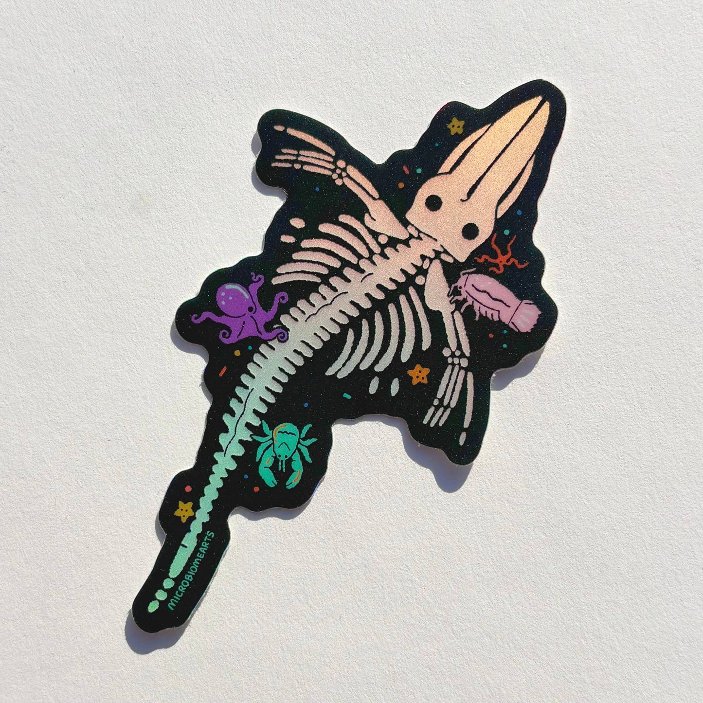 Whale Fall Holographic 3” Sticker