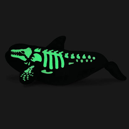 AquaGlows Orca Plush | Reversible, Glow in the Dark