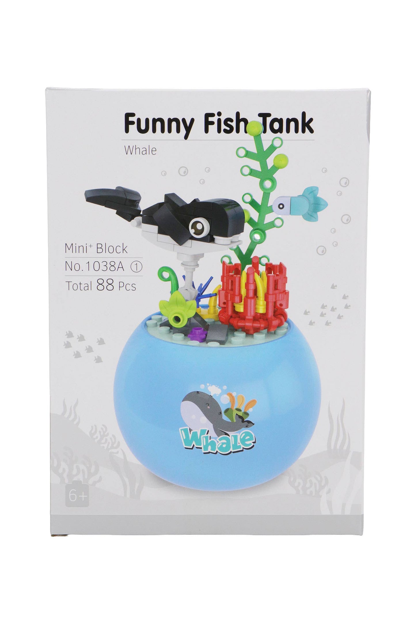 Marine Life Fishbowl Diy Building Block - 6 Pcs