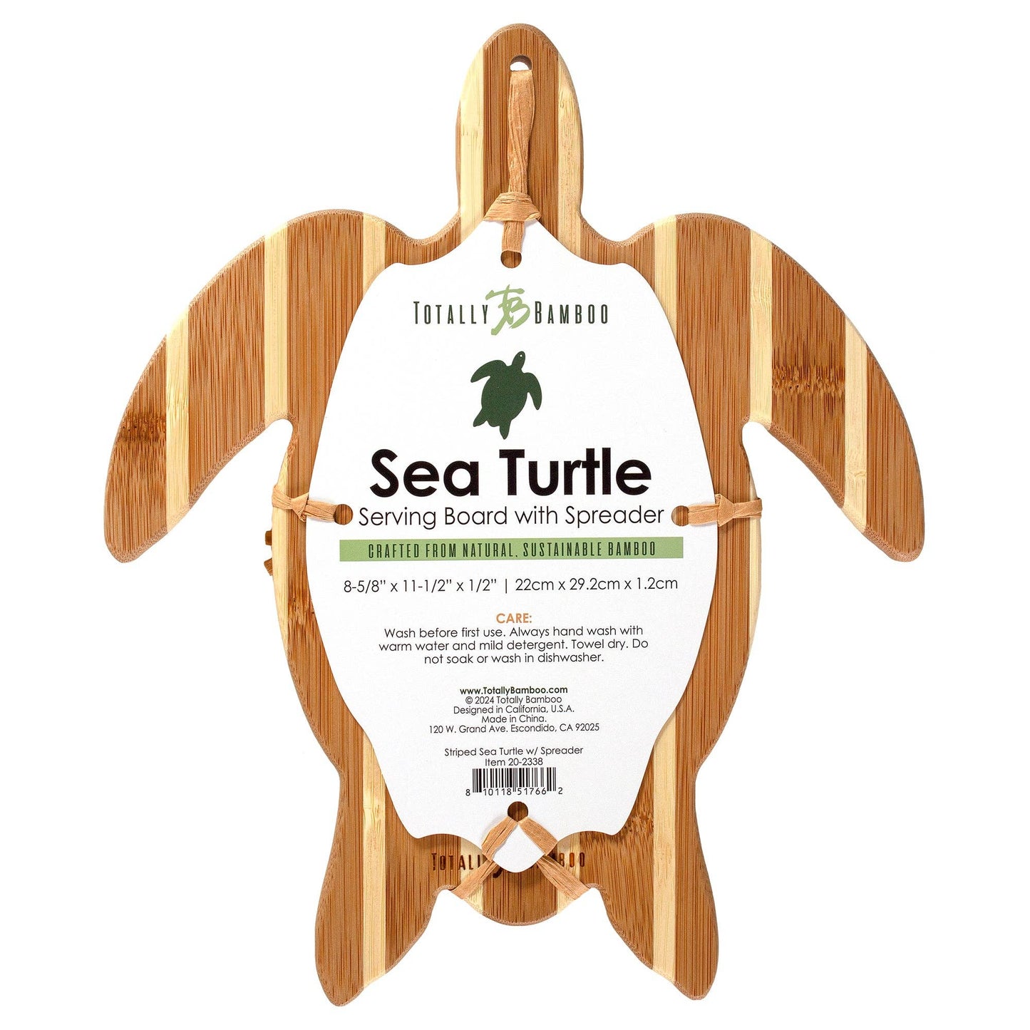 Sea Turtle Shaped Charcuterie Board & Cheese Spreader Set