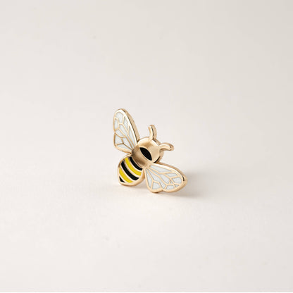 Queen Honey Bee Lapel Pin, Flower Garden Gifts