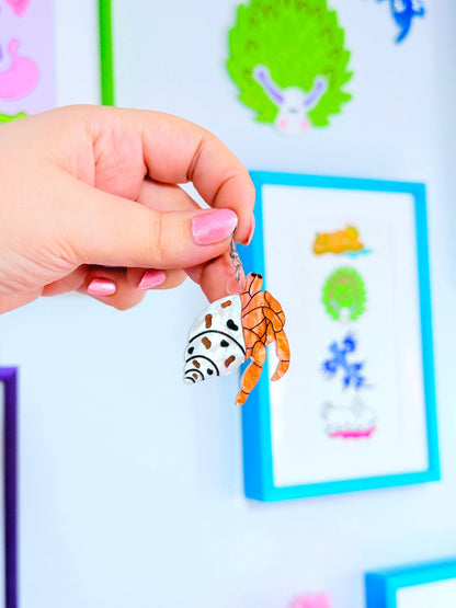 Hermit Crab Earrings (Moo Chic)