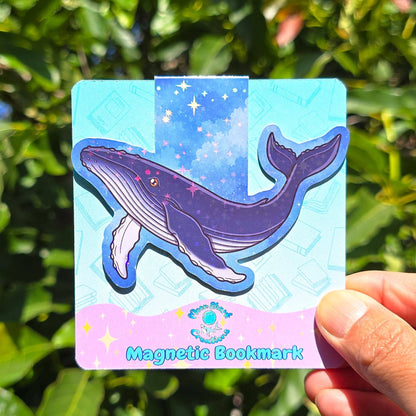 Humpback Whale Magnetic Bookmarks | Book Lover Page Marker
