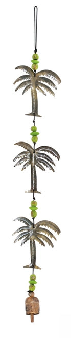 TRIPLE PALM TREE/BEADS & BELL
