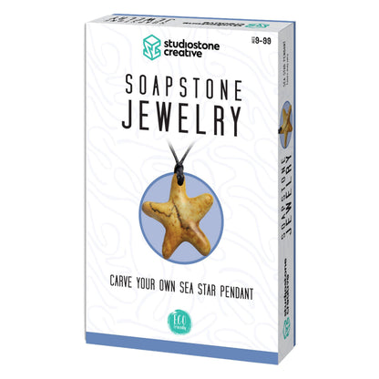 Sea Star Soapstone Pendant Jewelry Carving Kit  