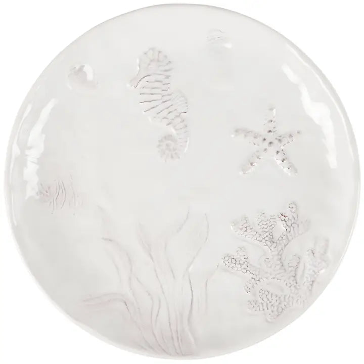 Embossed Beach Salad Plate