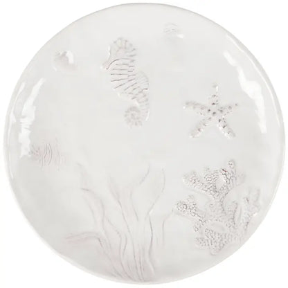 Embossed Beach Salad Plate