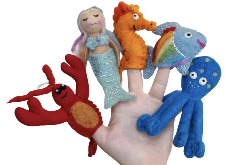 Coastal Finger Puppets