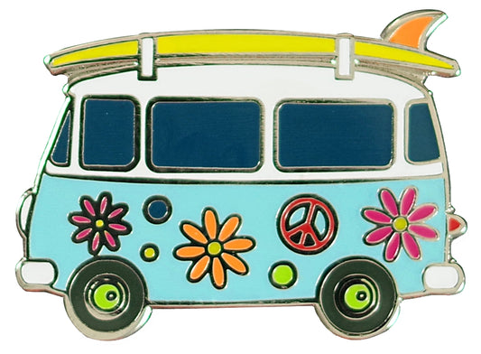 Microbus Enamel Pins