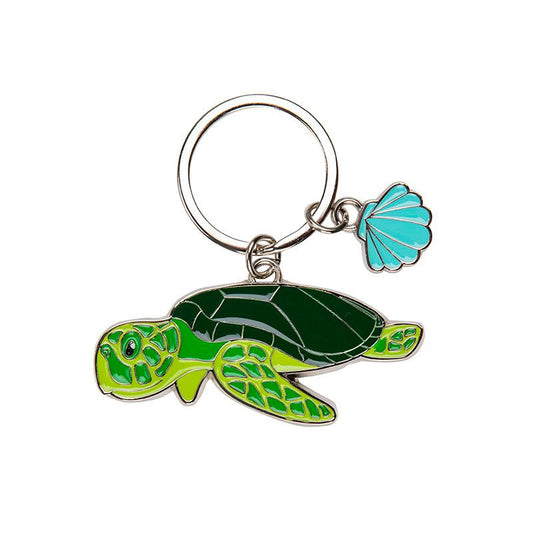SEA TURTLE SHAPED KEYRING