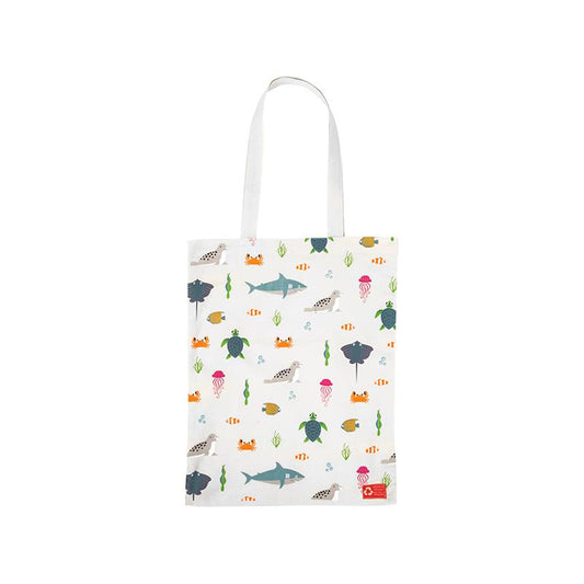 Totebag Organic Cotton Ocean 18" x 14"