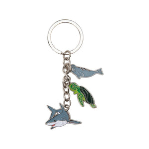 OCEAN CHARM KEY RING