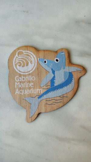 GRUNION WOOD STICKER