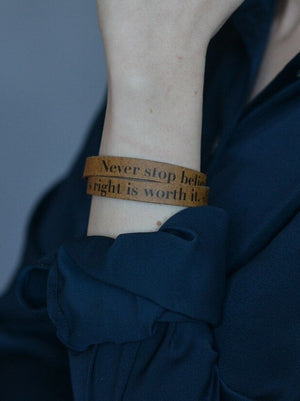 FIGHT FOR WHATS RIGHT BRACELET