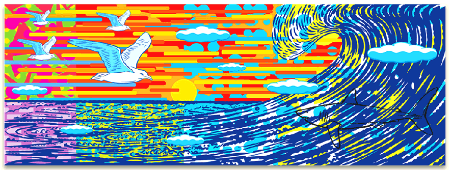 JVH Rectangle Print 8X4