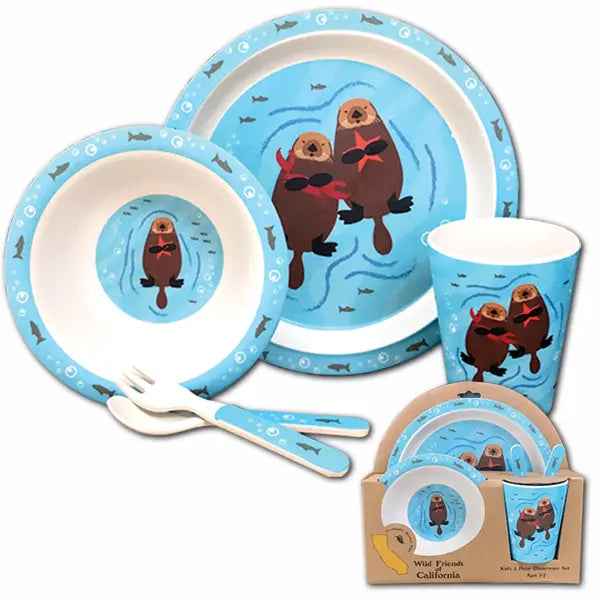 SEA OTTER BAMBOO SET
