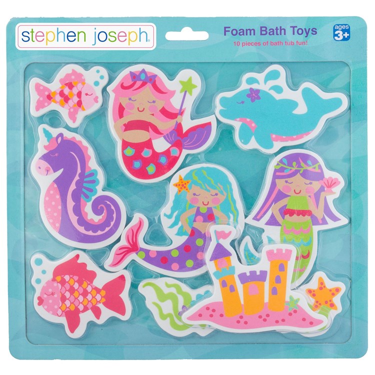 FOAM BATH TOY MERMAID (S18)