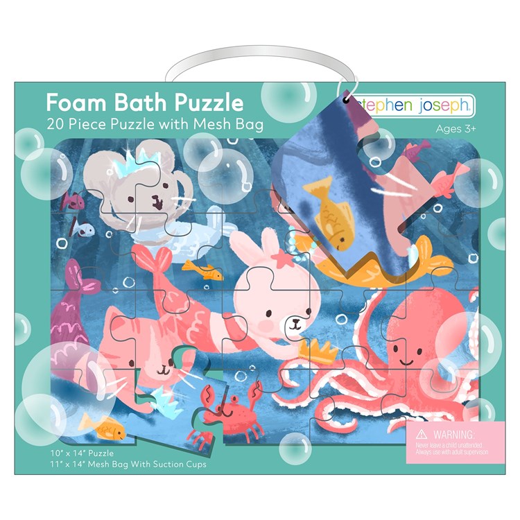 FOAM BATH PUZZLE MERMAID (S25)
