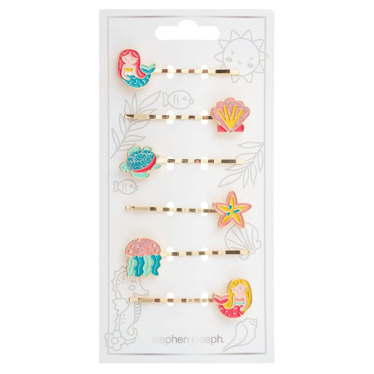 ENAMEL HAIR PINS MERMAID (S25)