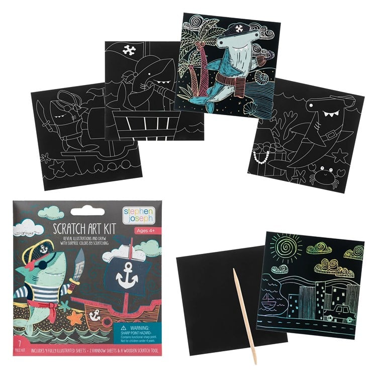 SCRATCH ART KIT SHARK (S25)