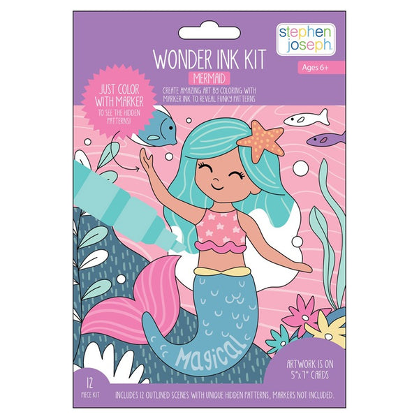 WONDER INK ART KIT MERMAID (F25) - Friends Of Cabrillo Aquarium