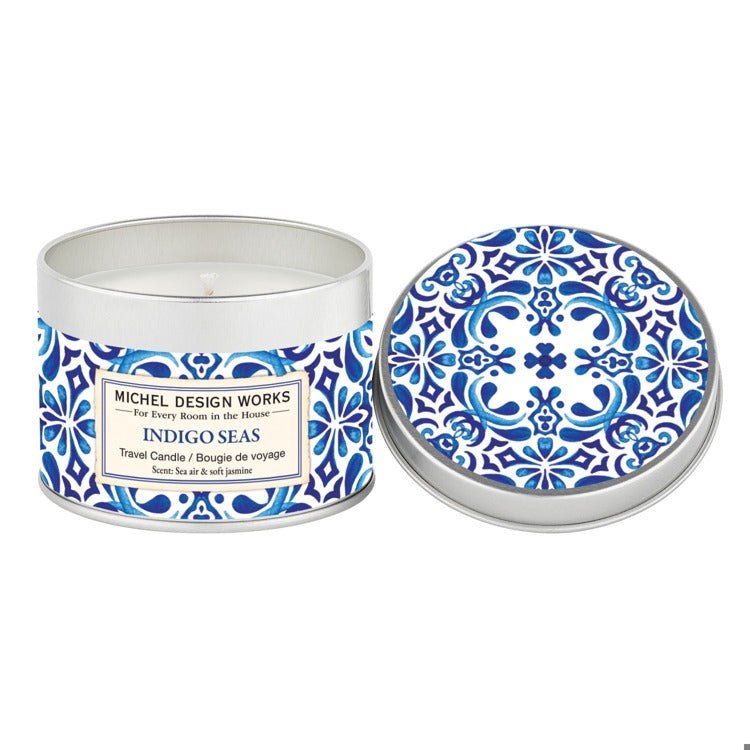 MDW Indigo Seas Travel Candle