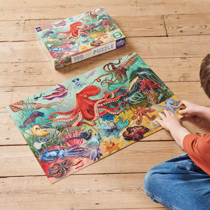 Love of Octopuses & Friends 100 Piece Puzzle